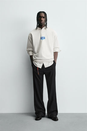 CONTRAST PRINT T-SHIRT - Image 1