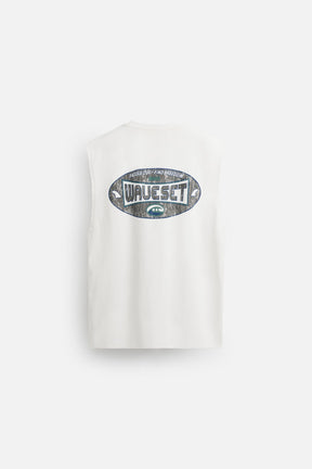 WASHED PRINTED TANK TOP - Image 7
