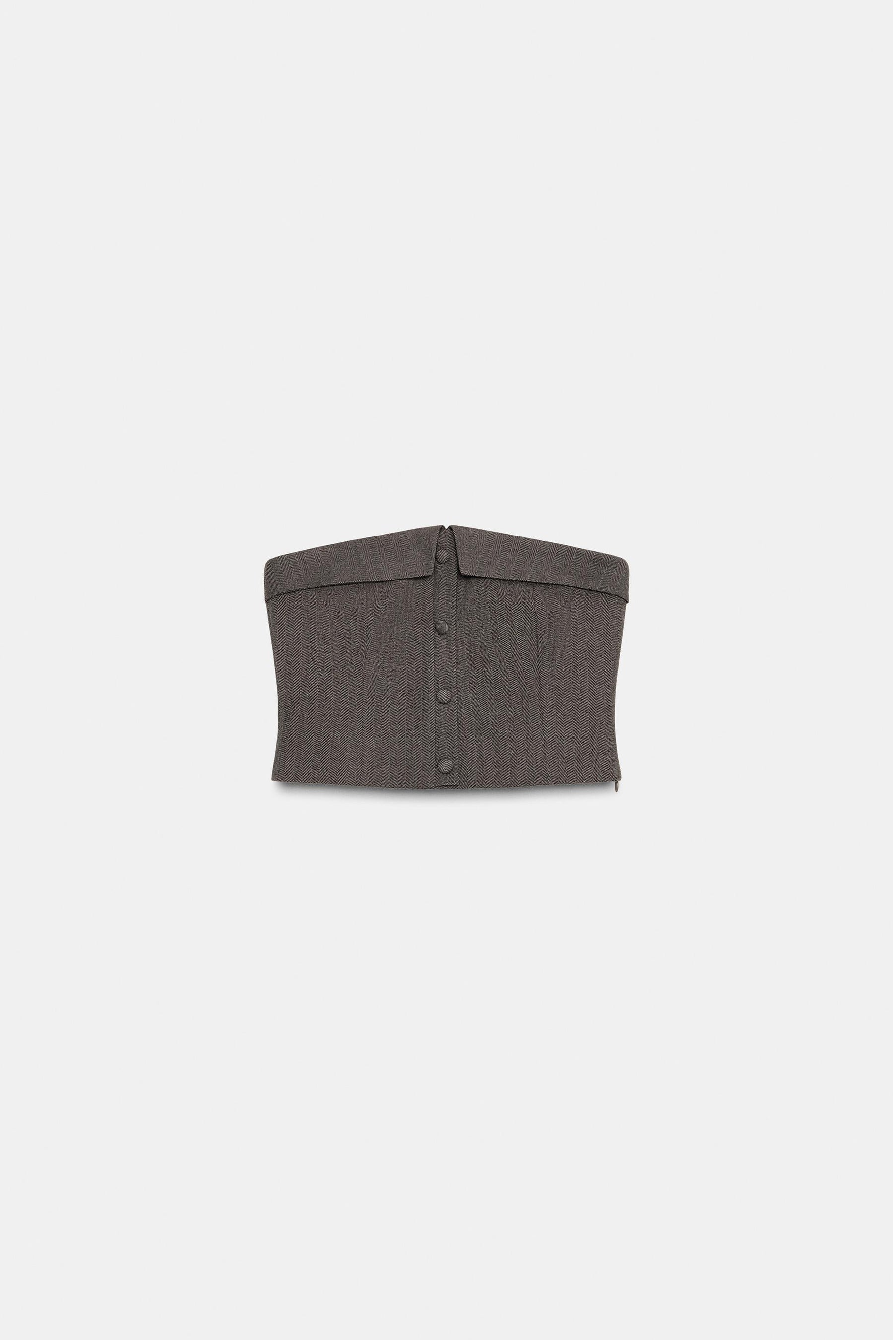 Corset-style Bustier Top
