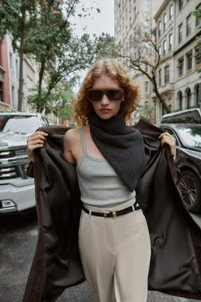 Belted High-Waist