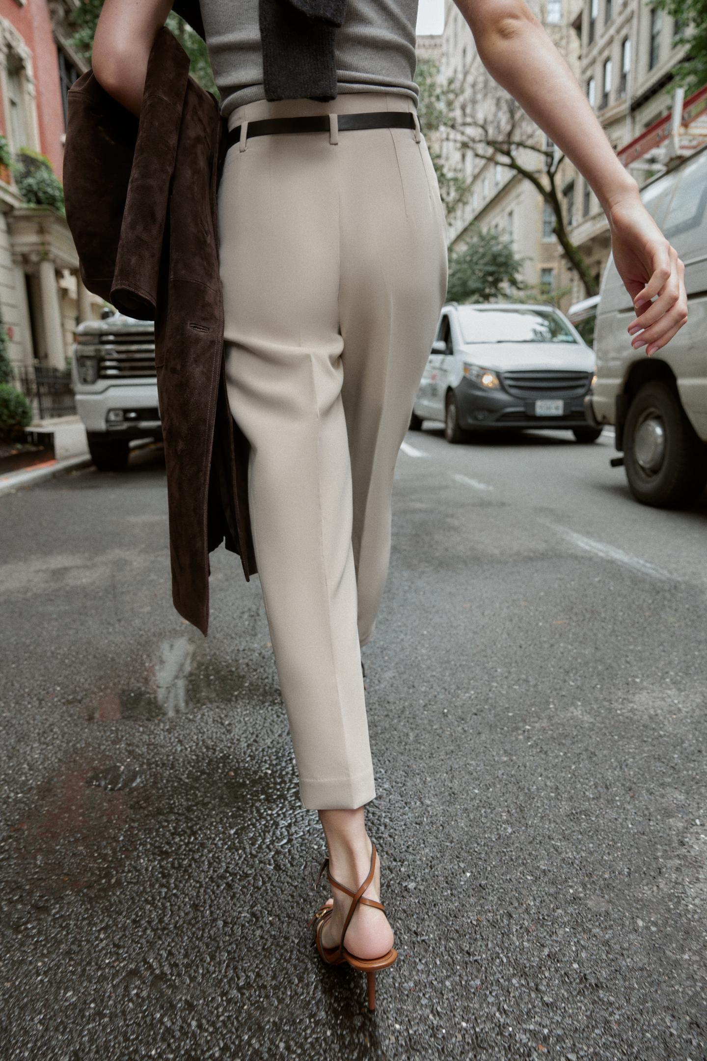 Belted High-Waist