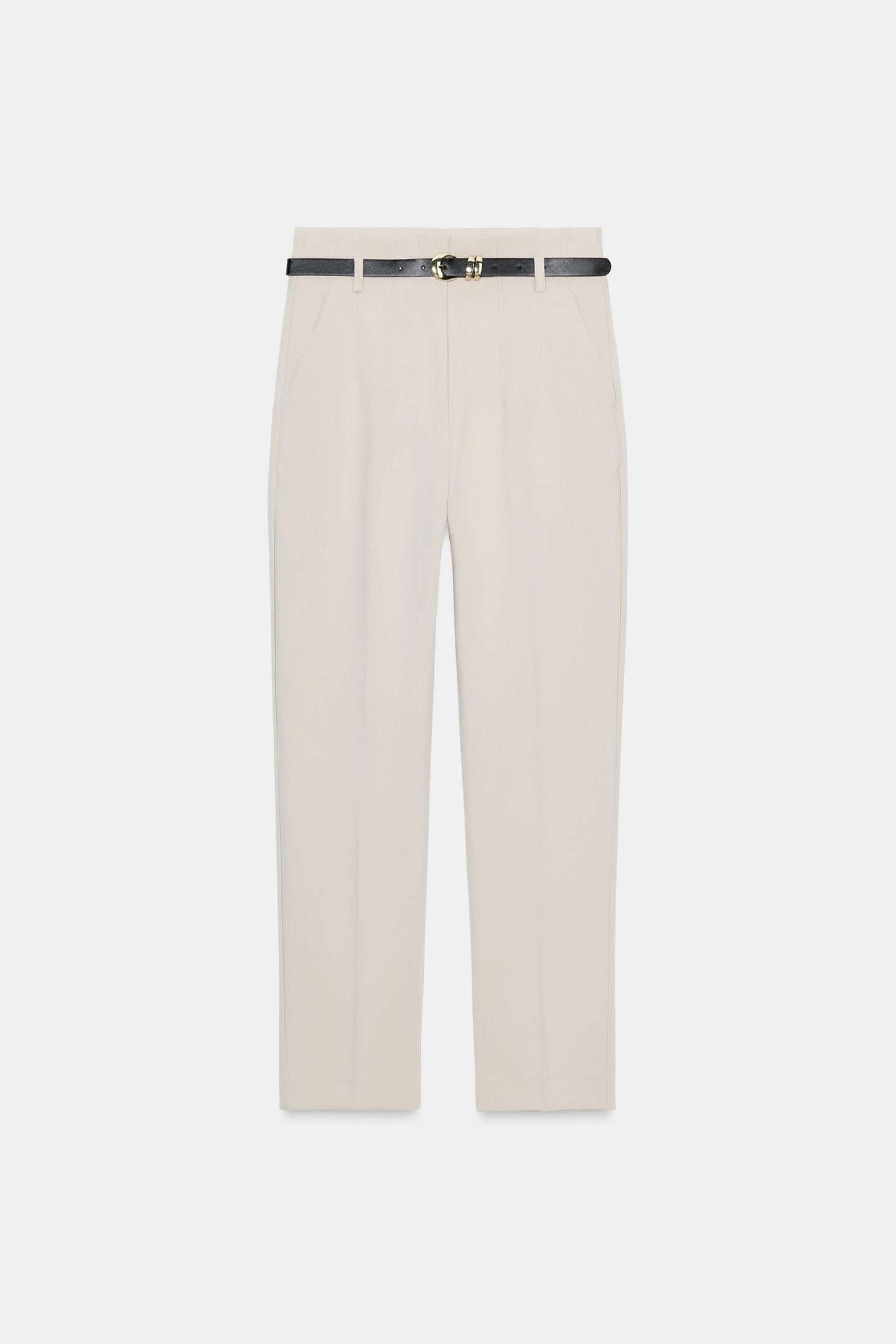 Belted High-Waist