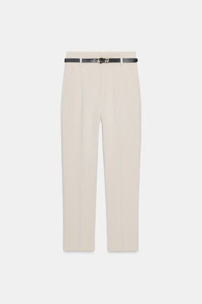 Belted High-Waist