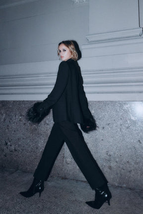 Belted High-Waist