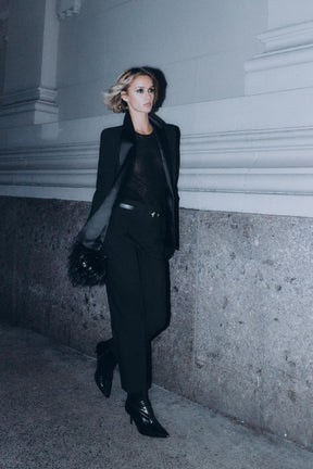 Belted High-Waist