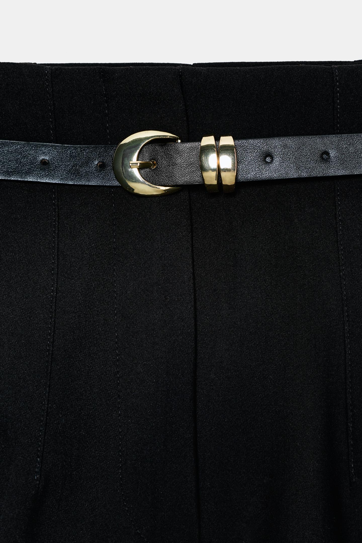 Belted High-Waist