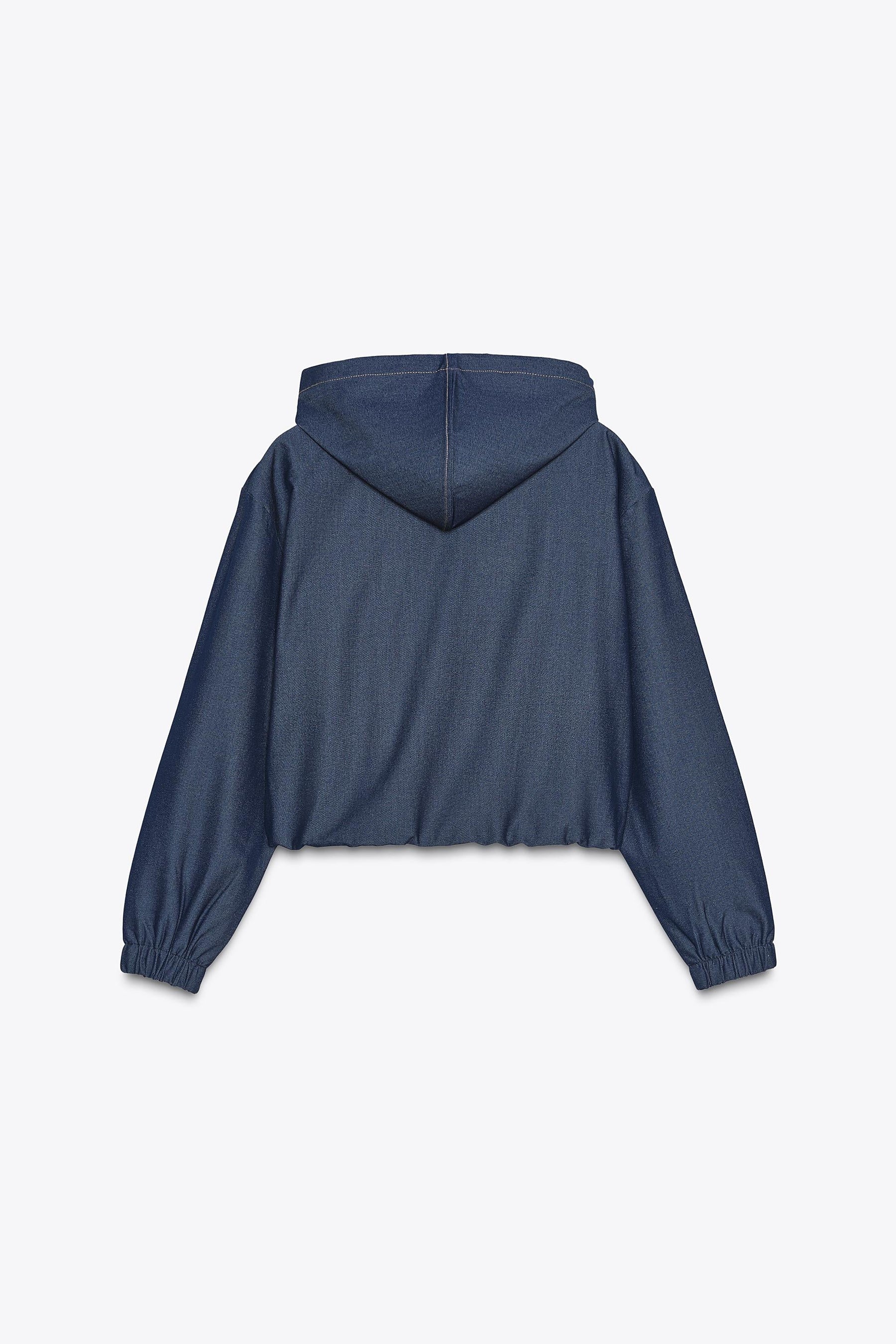 HOODED BOMBER JACKET - Image 4