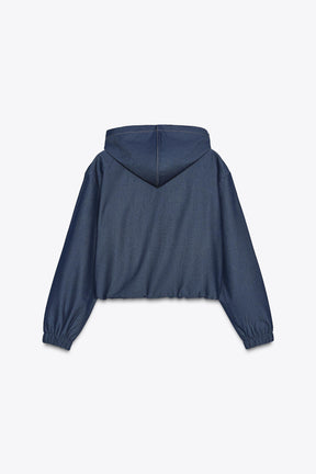 HOODED BOMBER JACKET - Image 4