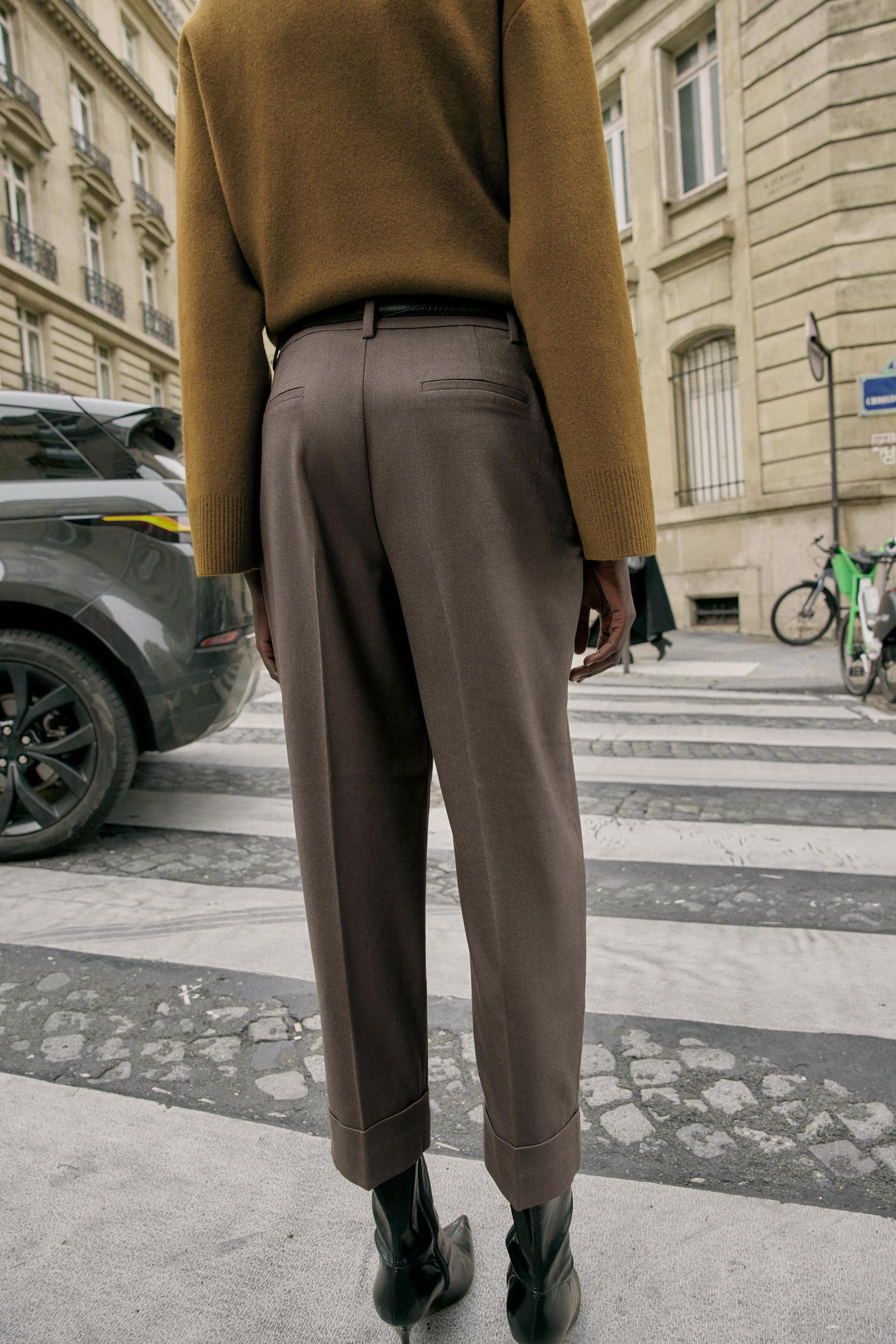 Turn-up Hem Trousers