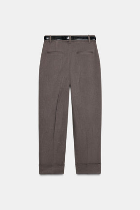 Turn-up Hem Trousers