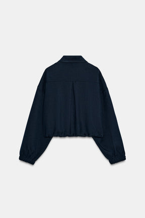 SHORT BALLOON BOMBER JACKET - Image 7