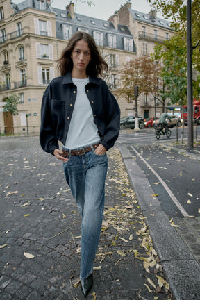 SHORT BALLOON BOMBER JACKET - Image 1