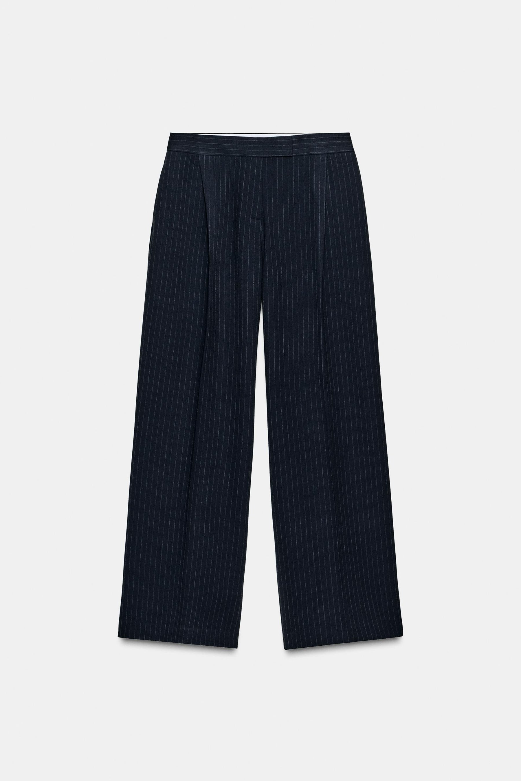 Wide-Leg High-Waist Trousers