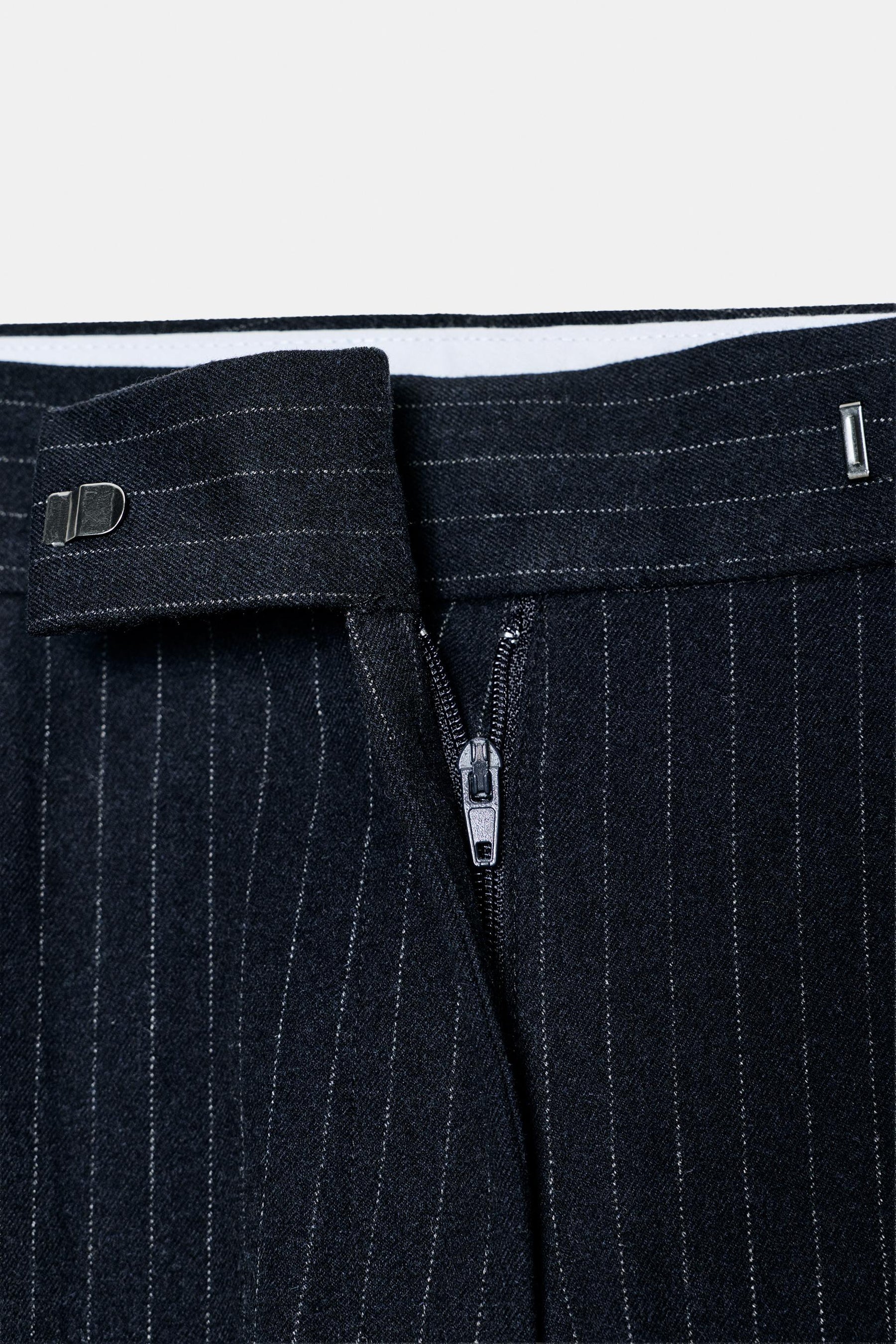 Wide-Leg High-Waist Trousers
