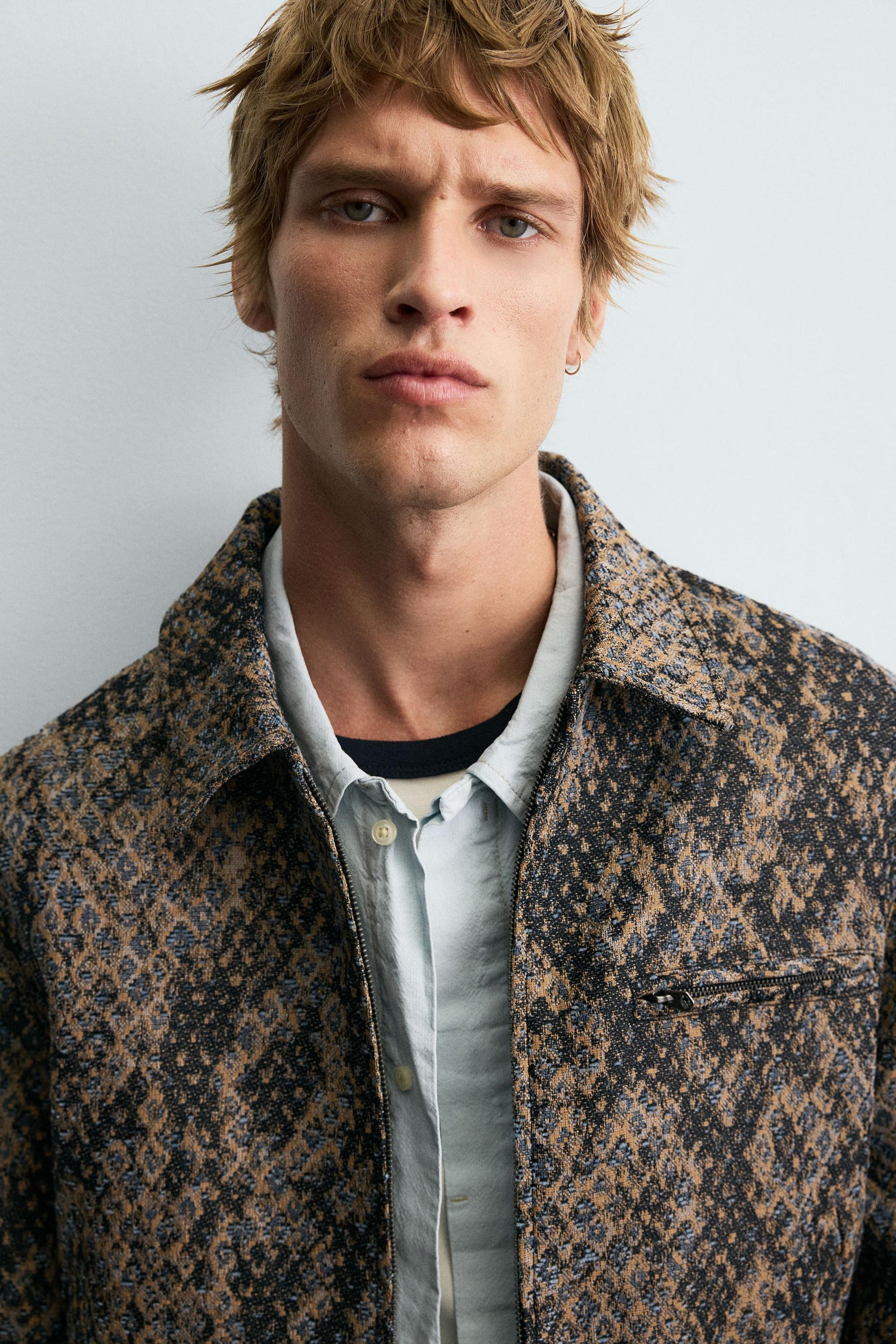 JACQUARD TEXTURED JACKET - Image 6