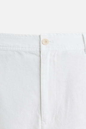 COTTON/LINEN BERMUDA SHORTS - Image 8