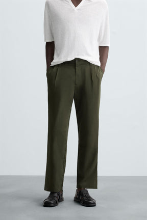 LIGHTWEIGHT RELAXED FIT TROUSERS - Image 2
