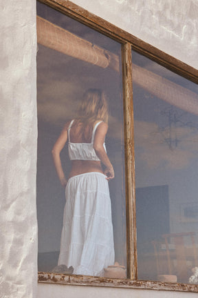 PANELLED LONG SKIRT