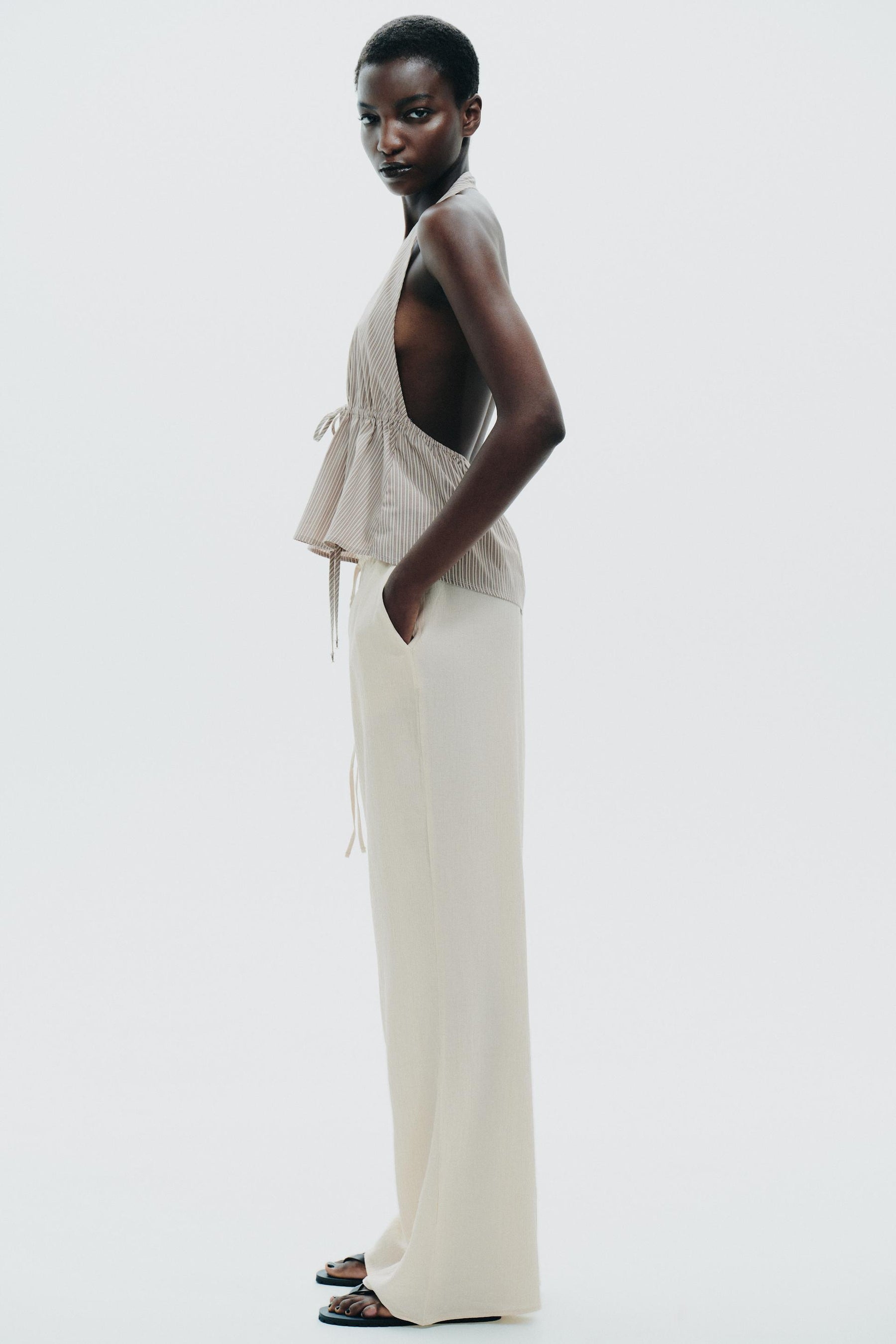 Textured Trousers