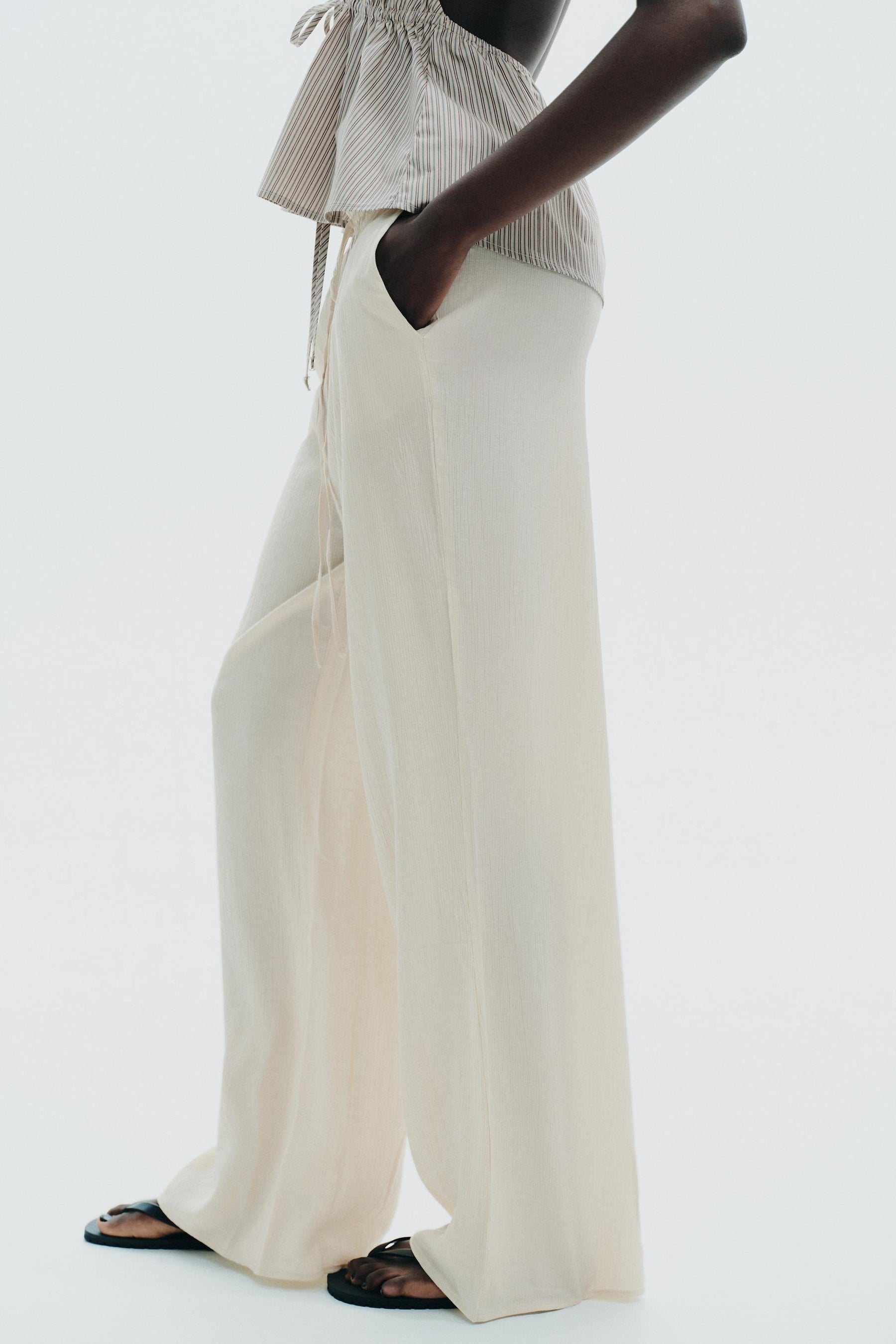 Textured Trousers