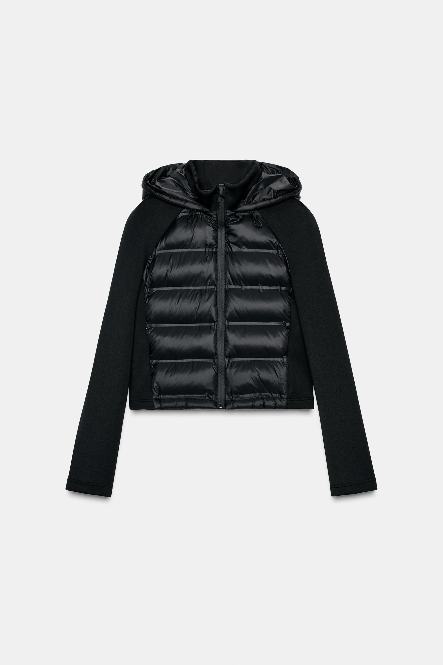 Gesteppte Jacke mit abnehmbarer Kapuze