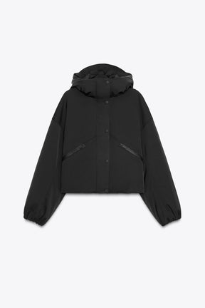 WATER-REPELLENT WINDPROOF HOODED ANORAK - Image 6