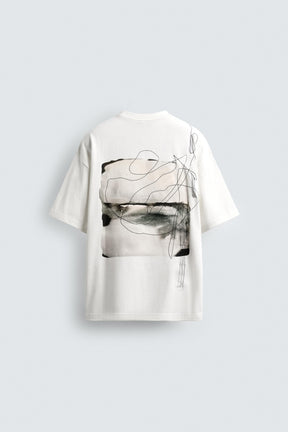 T-SHIRT WITH PHOTOGRAPHIC PRINT AND EMBROIDERY - Image 8