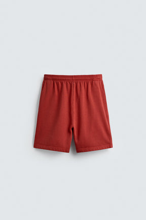 WASHED JOGGER BERMUDA SHORTS - Image 6