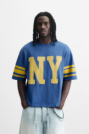 VARSITY PRINT T-SHIRT - Image 2
