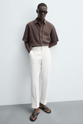 100% LINEN TROUSERS - Image 6