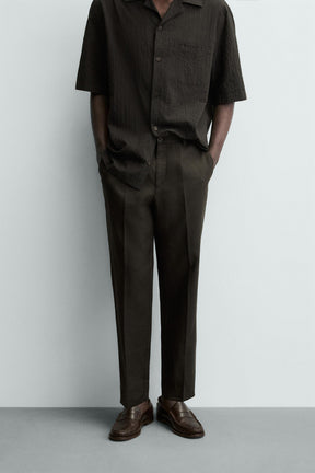 Linen Regular Trousers