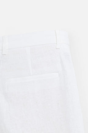 100% LINEN PLEATED TROUSERS - Image 10