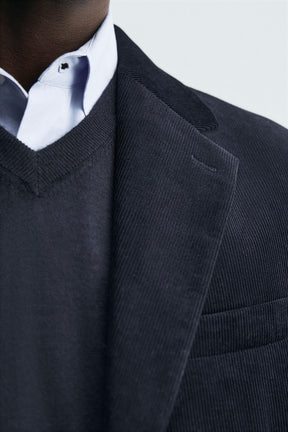 CORDUROY SUIT BLAZER - Image 7