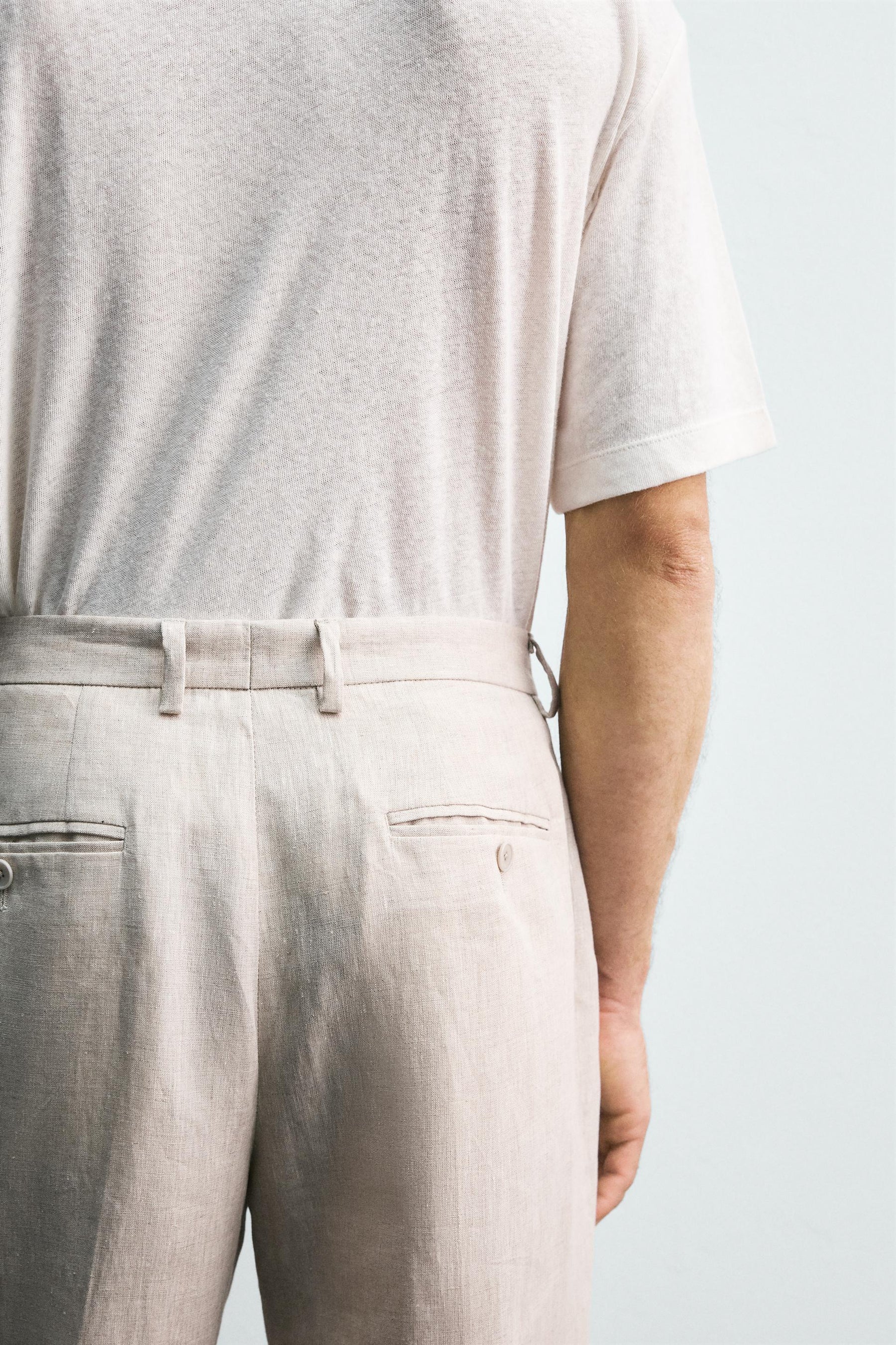 100% LINEN SUIT TROUSERS - Image 6