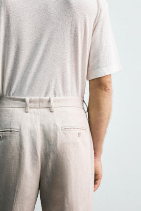100% LINEN SUIT TROUSERS - Image 6