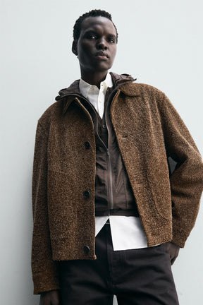 BRUSHED SUEDE LEATHER JACKET - Image 5