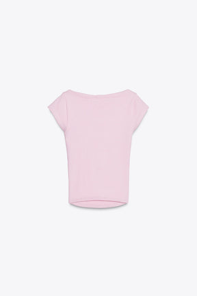 BOATNECK KNIT TOP