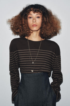 STRIPED LONG-SLEEVE SHIRT