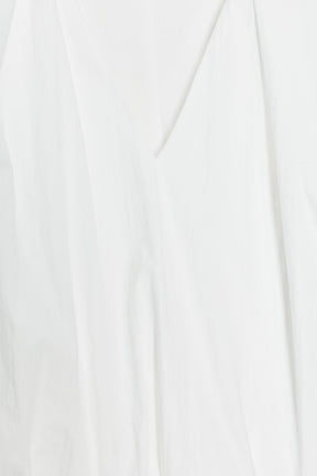 Poplin Peplum Top