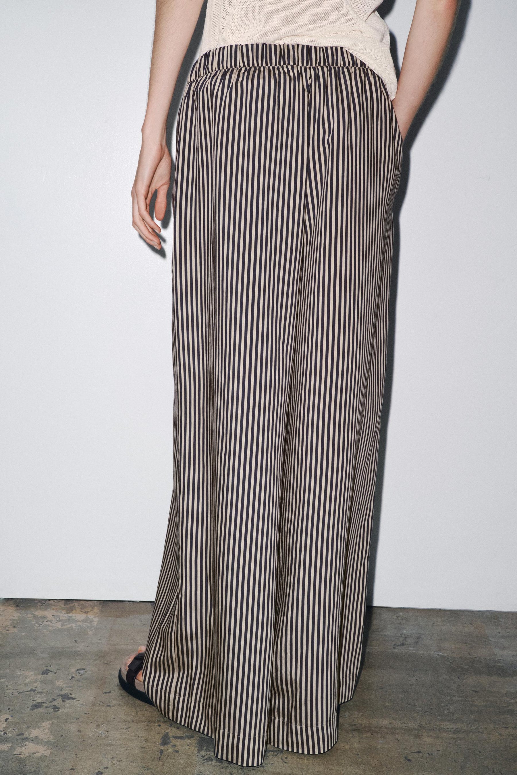 Striped Flowing Trousers