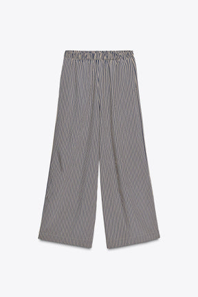 Striped Flowing Trousers