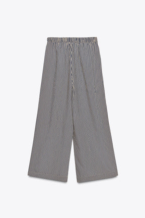 Striped Flowing Trousers