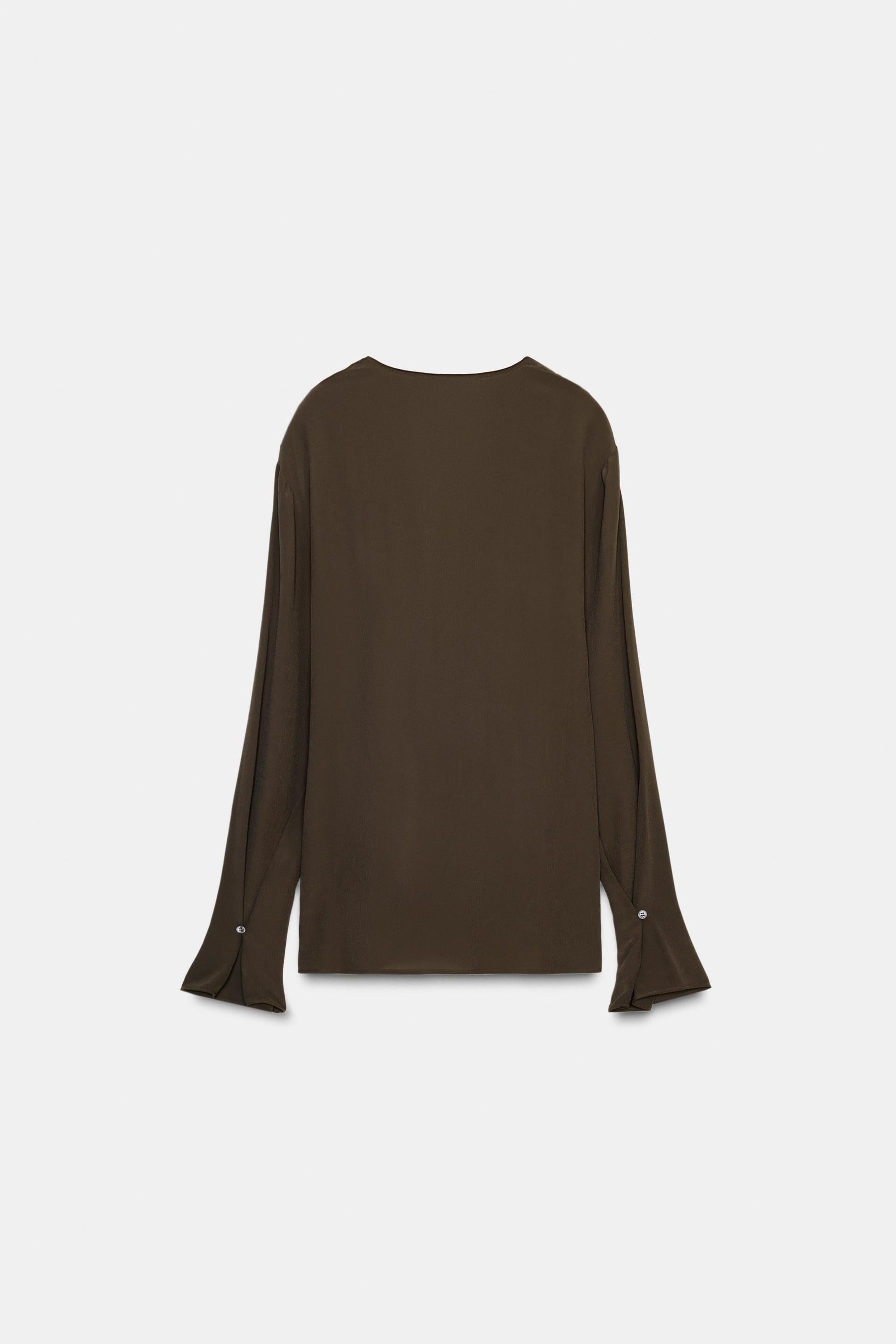 Draped Flowing Blouse