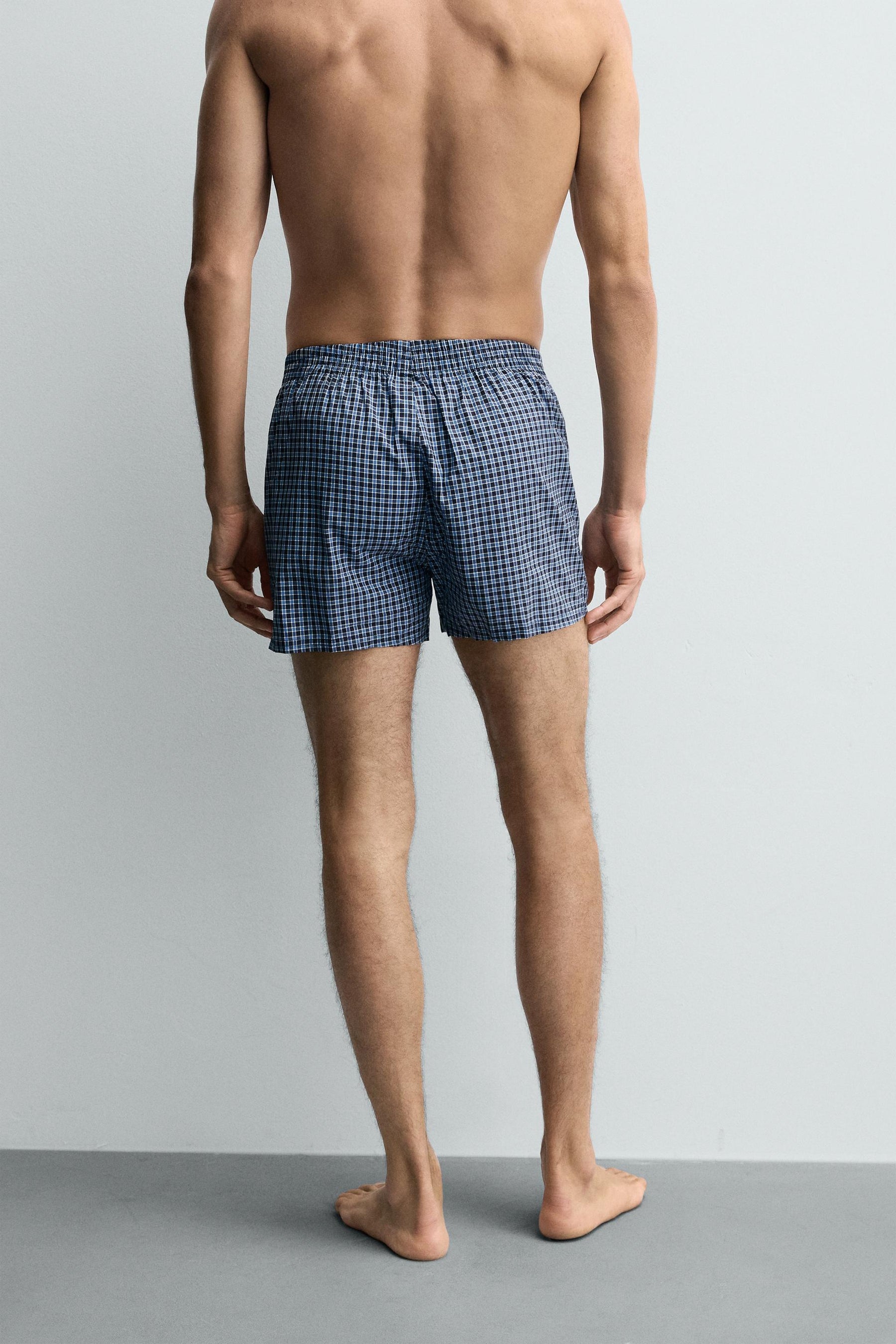 LIMITED EDITION CHECKED POPLIN BOXERS - Image 3