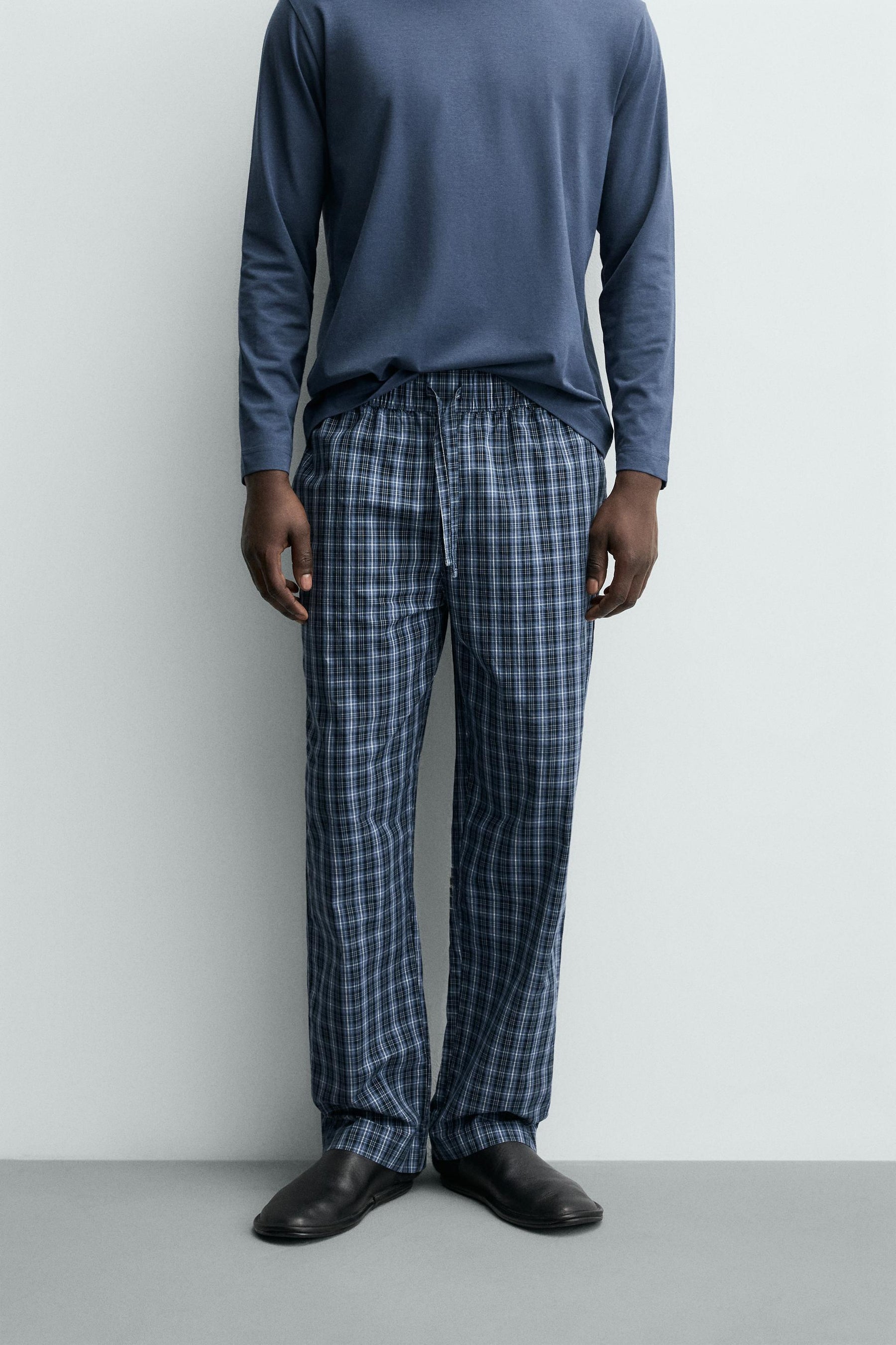 CHECKED COMBINED PYJAMA SET - Image 4