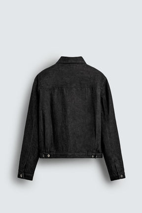 QUILTED DENIM OVERSHIRT - Image 7