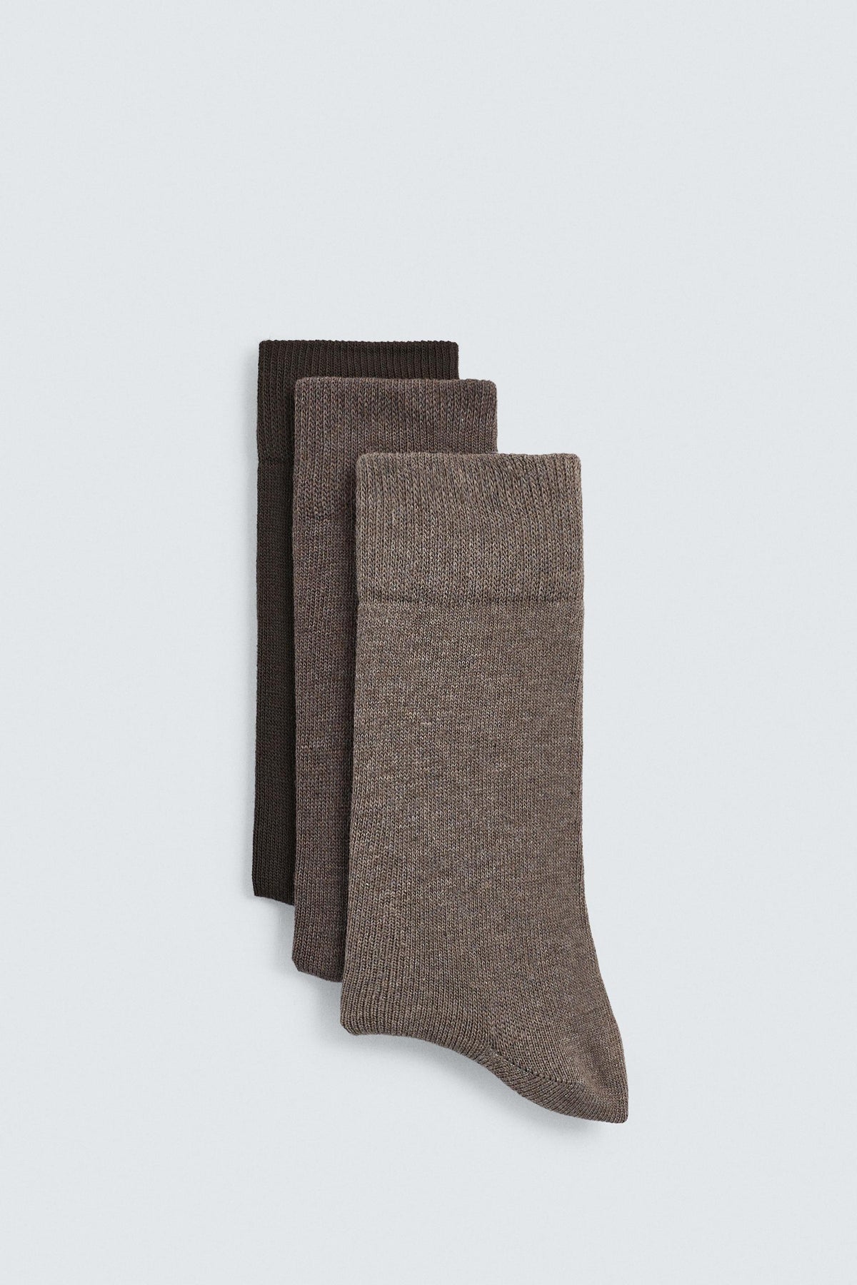 Textured Socks Three-Pack