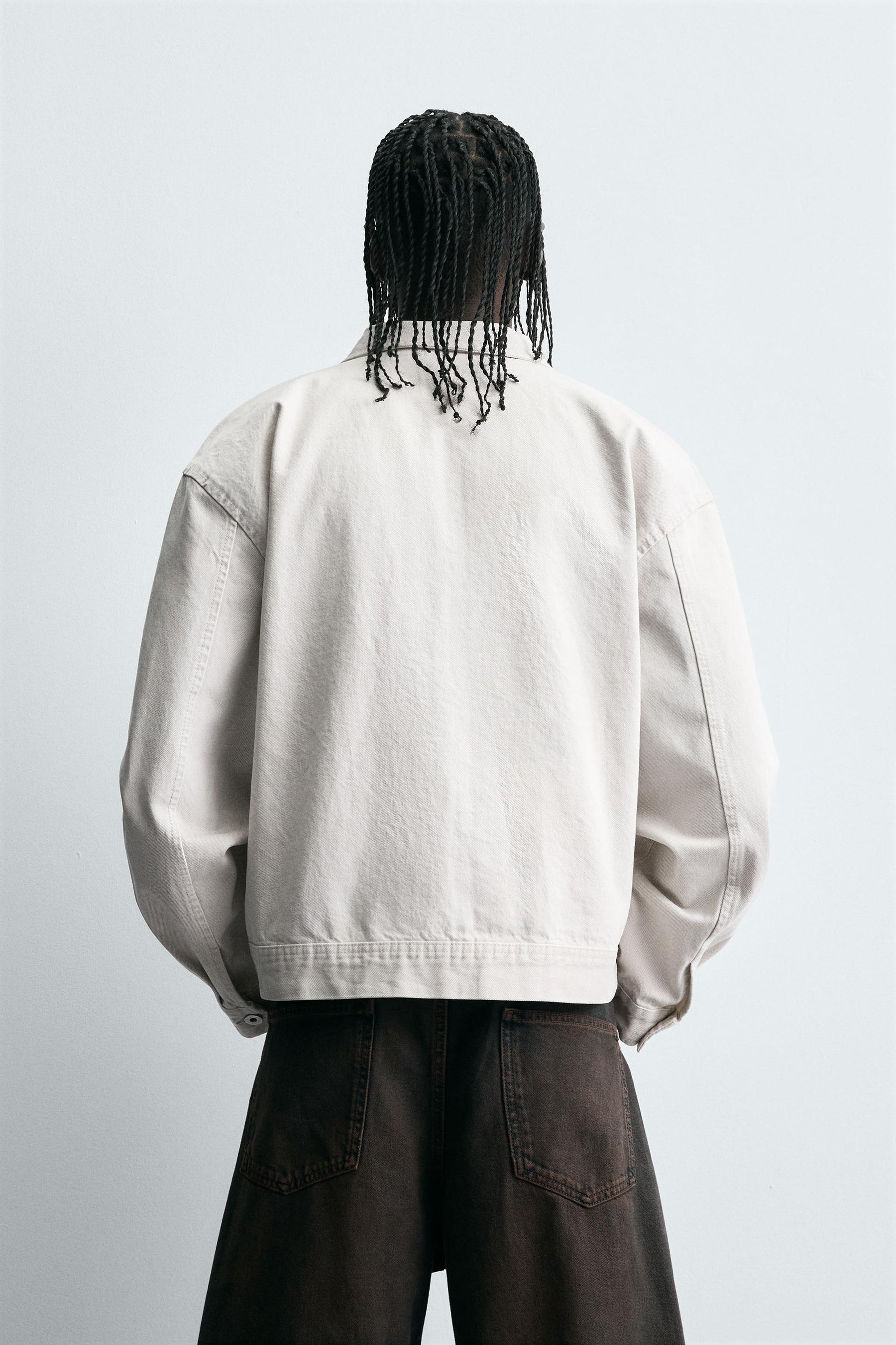 RELAXED FIT DENIM JACKET - Image 3