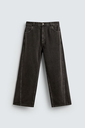 TWIST SEAM RELAXED FIT TROUSERS - Image 7