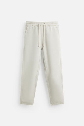 COTTON - LINEN TROUSERS - Image 6